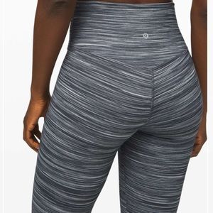 Lululemon Align Pant II 25" Mini Space Dye Herringbone size 6